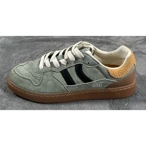 Coolway Goal Sneakers Shoes Womens 10 Green Suede Lace Up Low NEW